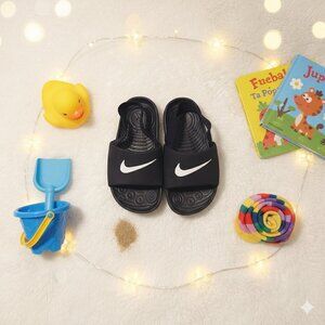 Nike Infant Toddler Slide Sandals Black Size 9 Toddler